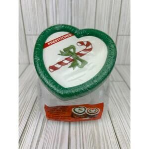 NOS Christmas Treats Keeper Plastic Jar Crewel Needlepoint Kit Candy Cane 1980s